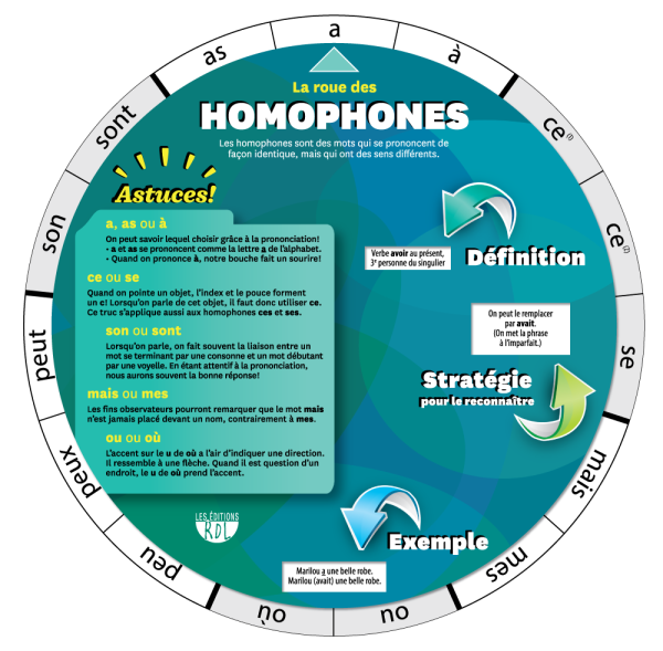 La roue des homophones - Ancienne édition - Liquidation
