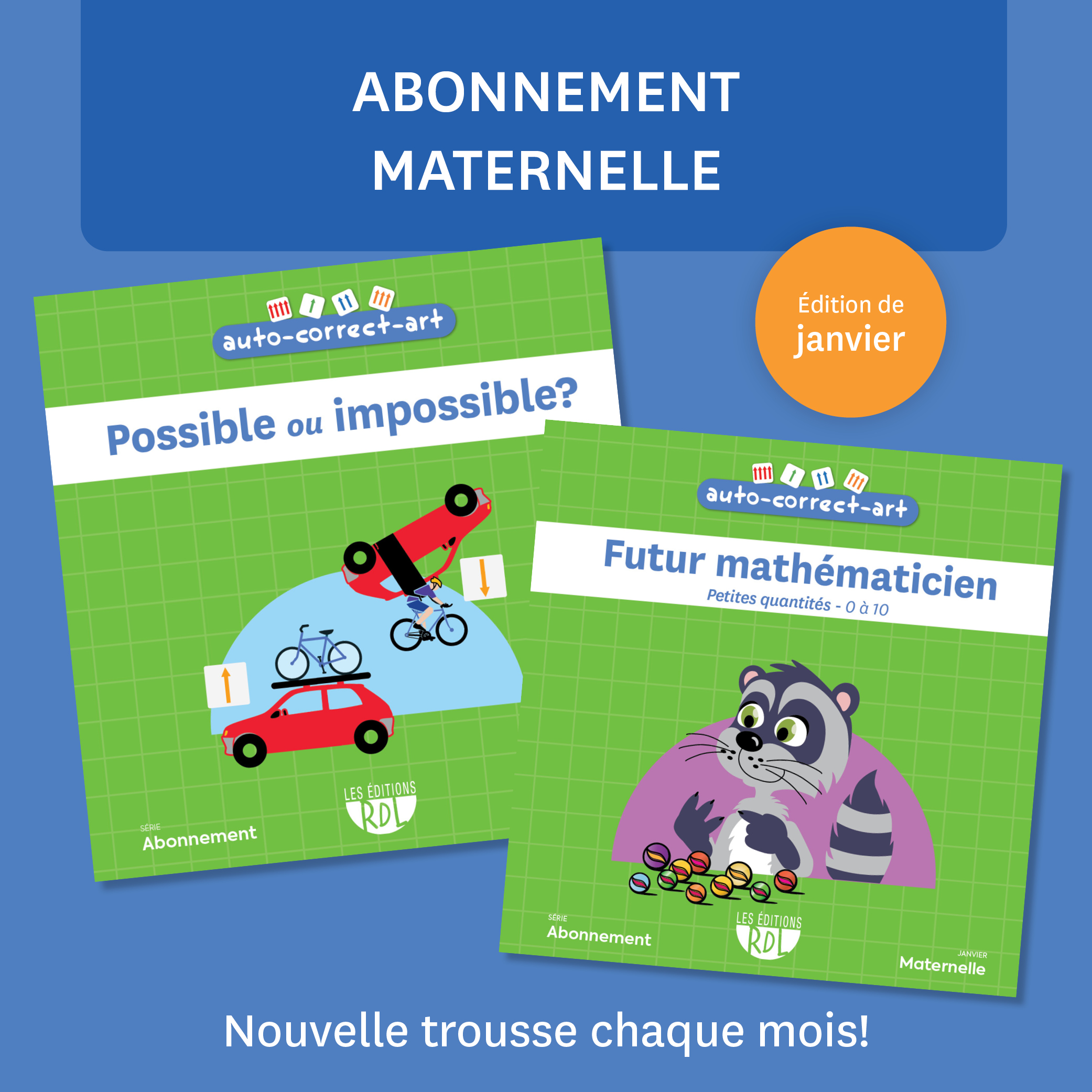 Abonnement Auto-Correct-Art - Maternelle - Édition de janvier