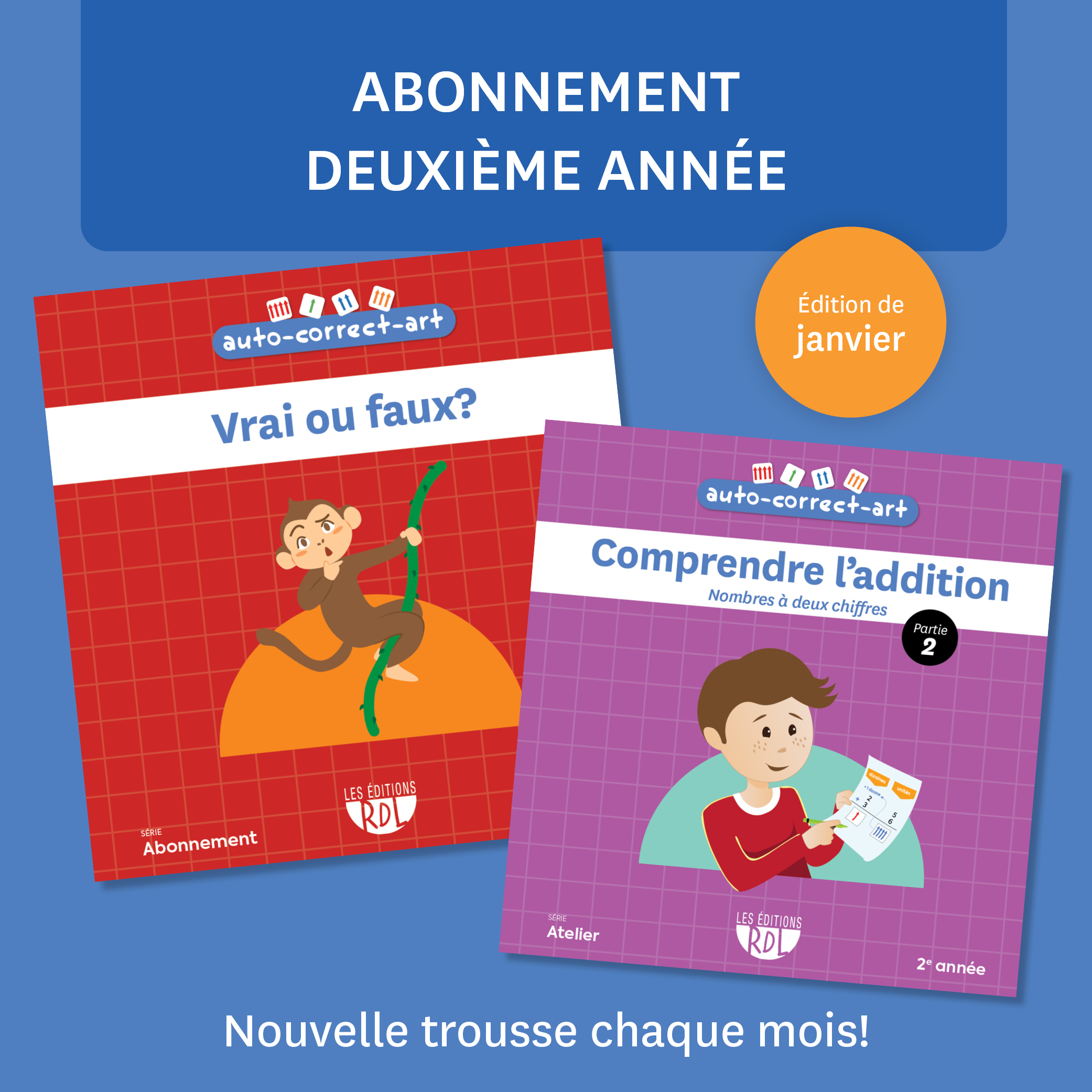 Abonnement Auto-Correct-Art - Deuxième année - Édition de janvier